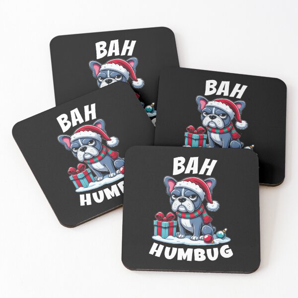 Item preview, Bah Humbug | Grumpy French Bulldog | Funny Frenchie | Sarcastic Funny Christmas  designed and sold by Made by Tamar.