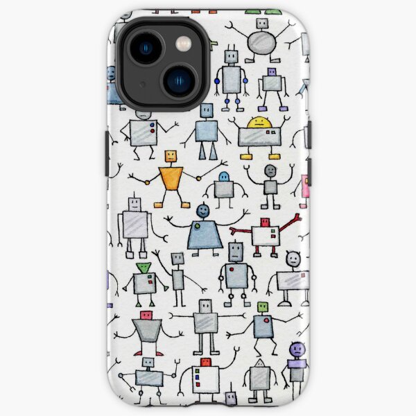 Robots, robots, robots!!! iPhone Tough Case