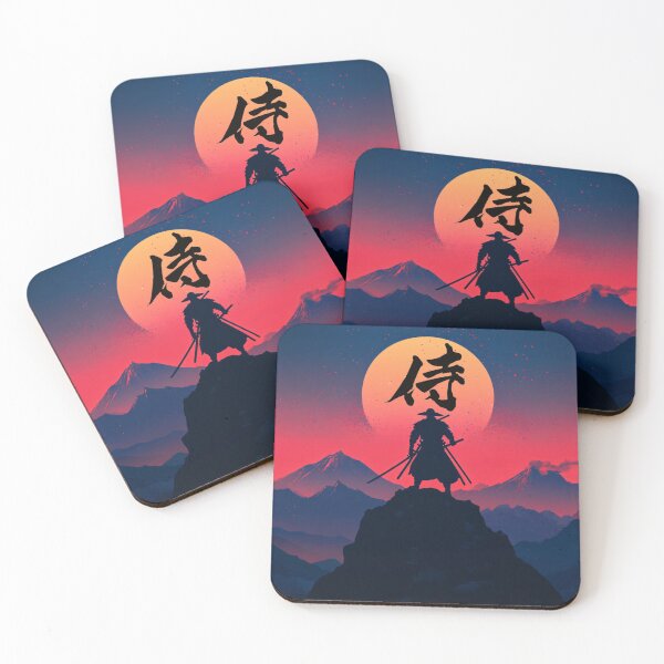 Item preview, "Samurai Under the Crimson Moon" designed and sold by MASA19781022.