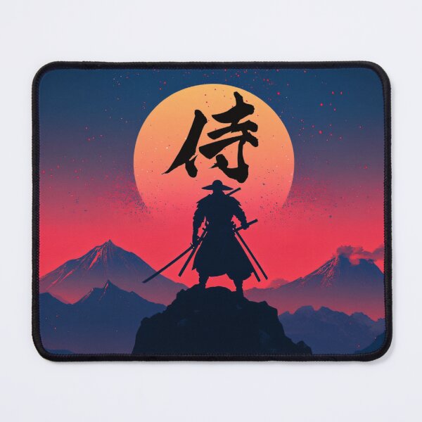 Item preview, "Samurai Under the Crimson Moon" designed and sold by MASA19781022.