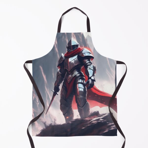 Item preview, "Valiant Knight in Red Cape" - Fantasy Hero Artwork designed and sold by Collision19.
