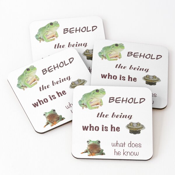 Item preview, Behold the being - frog toad - obscure t shirt / sticker designed and sold by addyluvzpizza.