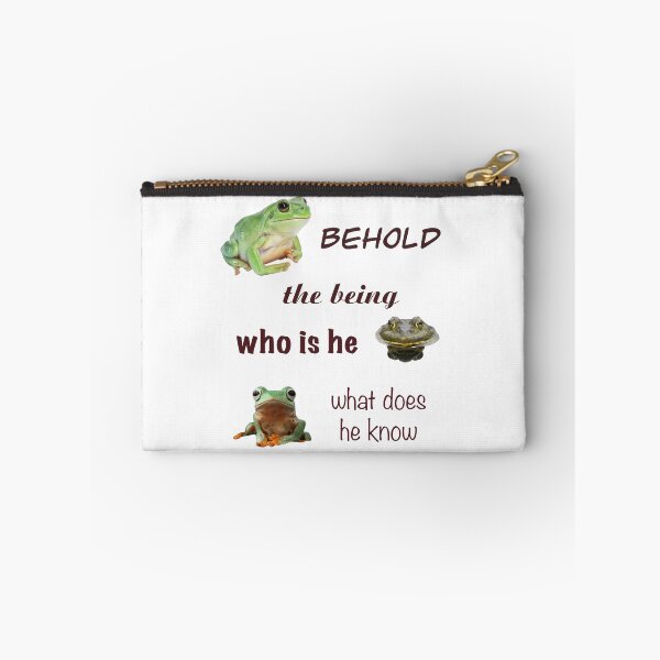 Item preview, Behold the being - frog toad - obscure t shirt / sticker designed and sold by addyluvzpizza.