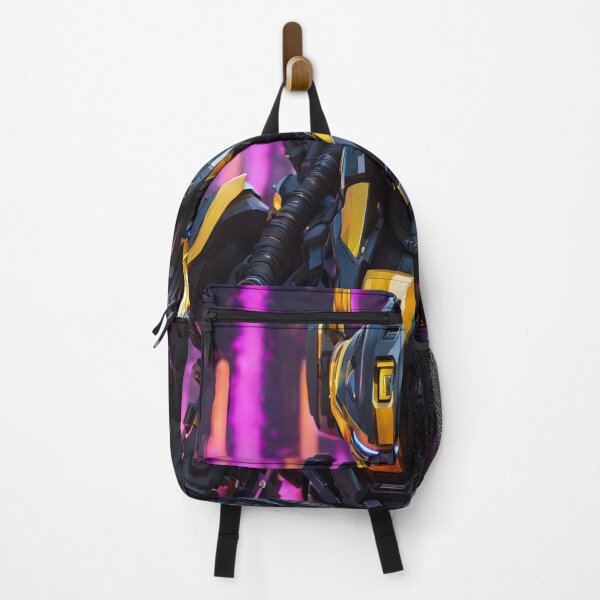 Item preview, "Cyberpunk Neon Robot" - Futuristic AI Warrior Art for Sci-Fi Fans designed and sold by Collision19.