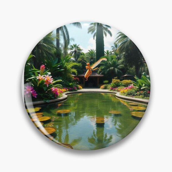 Item preview, Pondside Paradise Vibes designed and sold by sachinnaha.
