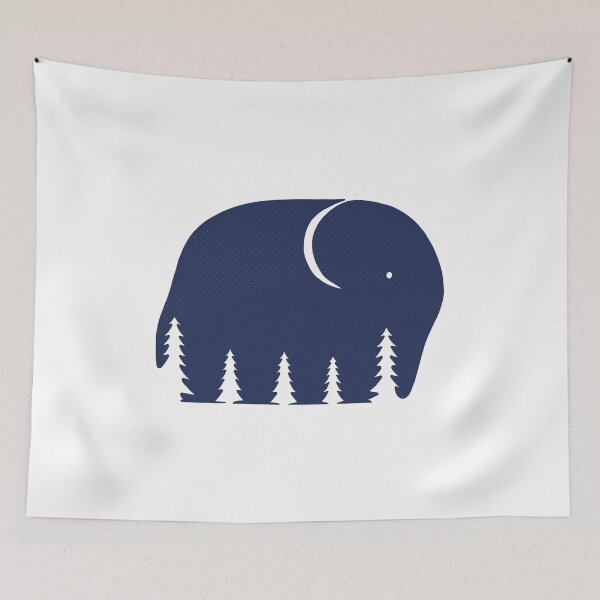 Item preview, An elephant or a forest in this Fun Optical Illusion designed and sold by shopdiego.