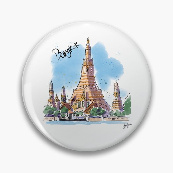 Item preview, Bangkok, Thailand - Wat Arun designed and sold by jessgaspar.
