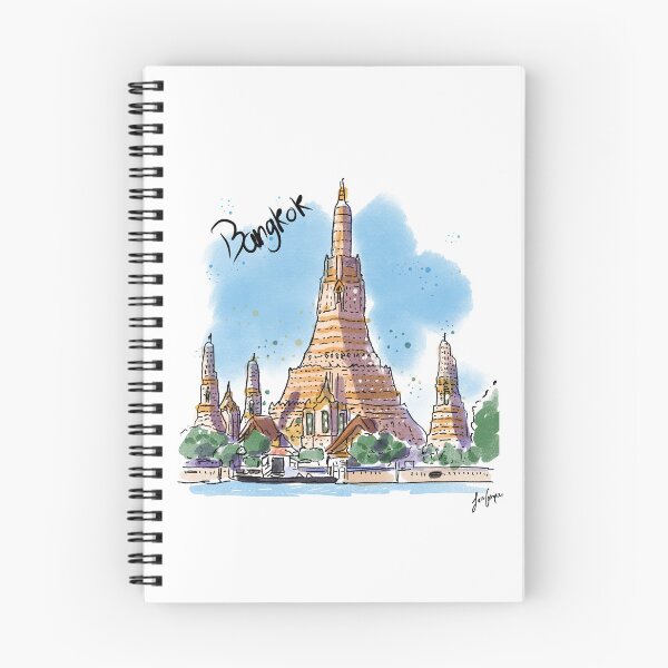 Item preview, Bangkok, Thailand - Wat Arun designed and sold by jessgaspar.