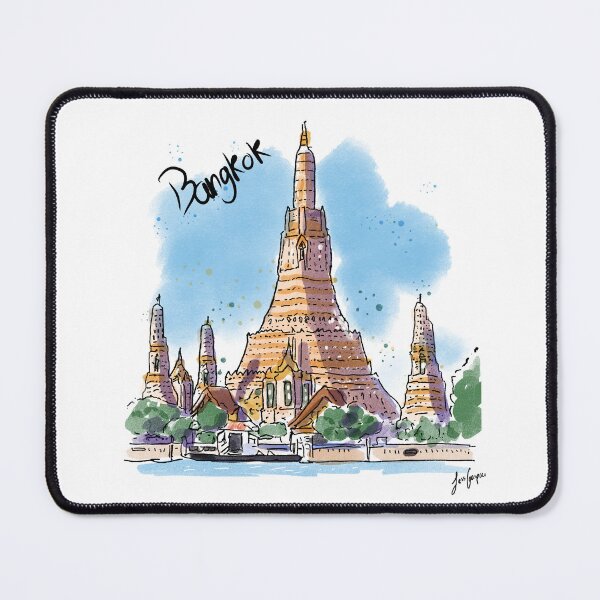Item preview, Bangkok, Thailand - Wat Arun designed and sold by jessgaspar.