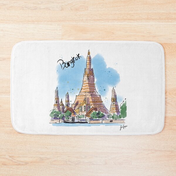Item preview, Bangkok, Thailand - Wat Arun designed and sold by jessgaspar.