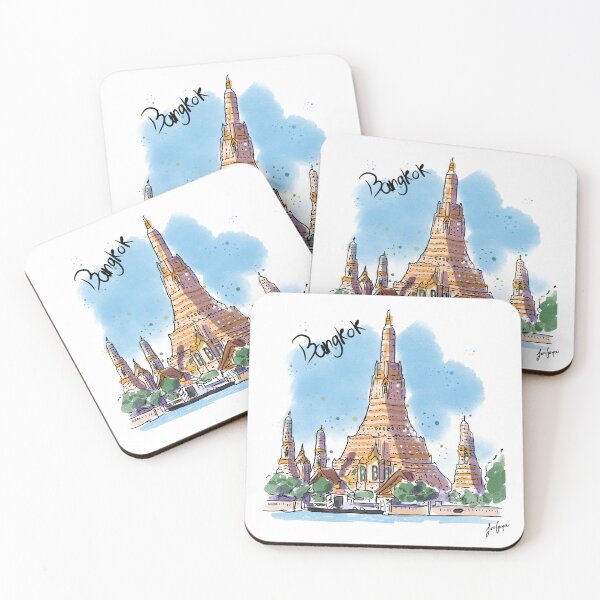 Item preview, Bangkok, Thailand - Wat Arun designed and sold by jessgaspar.
