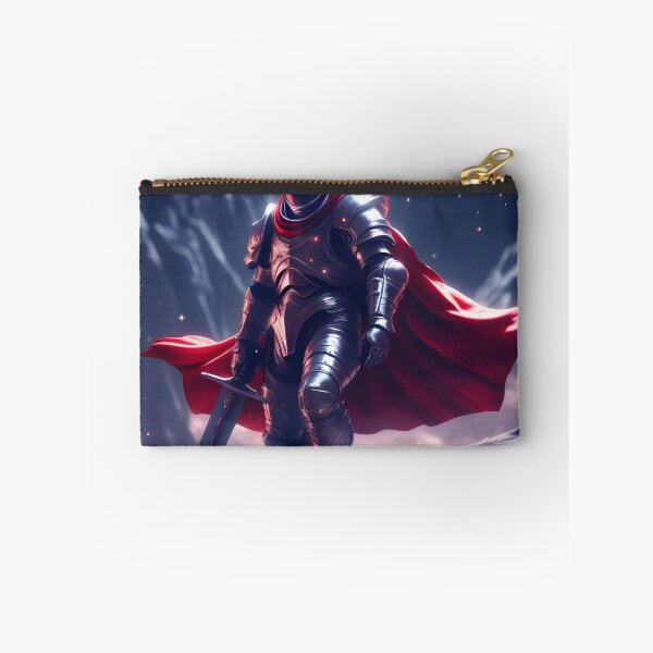 Item preview, "Valiant Knight in Red Cape" - Fantasy Hero Artwork designed and sold by Collision19.