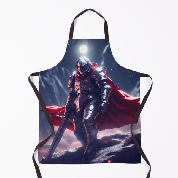 Item preview, "Valiant Knight in Red Cape" - Fantasy Hero Artwork designed and sold by Collision19.