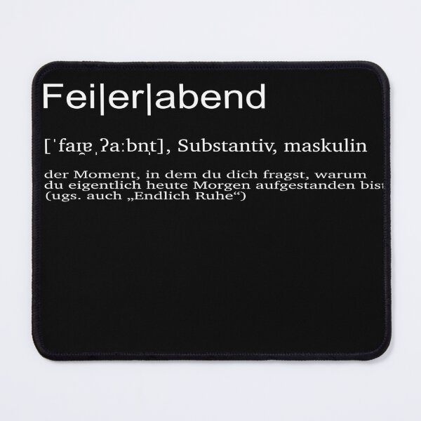 Item preview, Funny End of Work Definition Design – Finally Peace designed and sold by Inspire-DuDe.