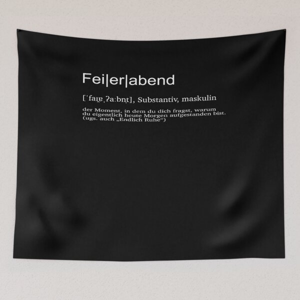 Item preview, Funny End of Work Definition Design – Finally Peace designed and sold by Inspire-DuDe.