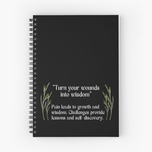 Item preview, "Turn your wounds into wisdom" designed and sold by oceanisea.