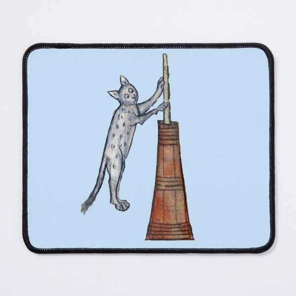 Item preview, Ugly medieval cat - cat churning butter designed and sold by Grey House.