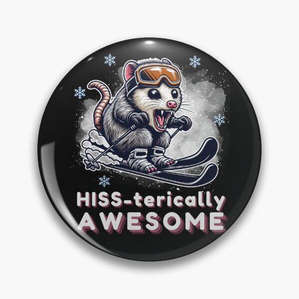 Item preview,  Possum Skier Hiss-terically Awesome designed and sold by Oz64.