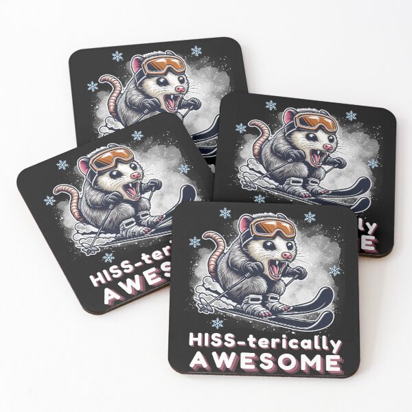 Item preview,  Possum Skier Hiss-terically Awesome designed and sold by Oz64.