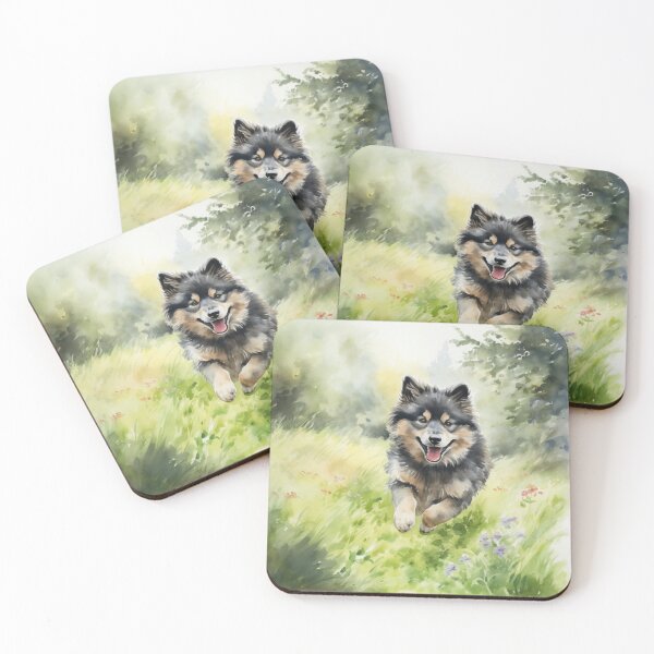 Item preview, Finnish Lapphund Painting designed and sold by Samuelsboro.