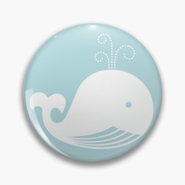 Item preview, Geometric Turquoise Waves with Minimalist Whale designed and sold by MarikaJohnson.