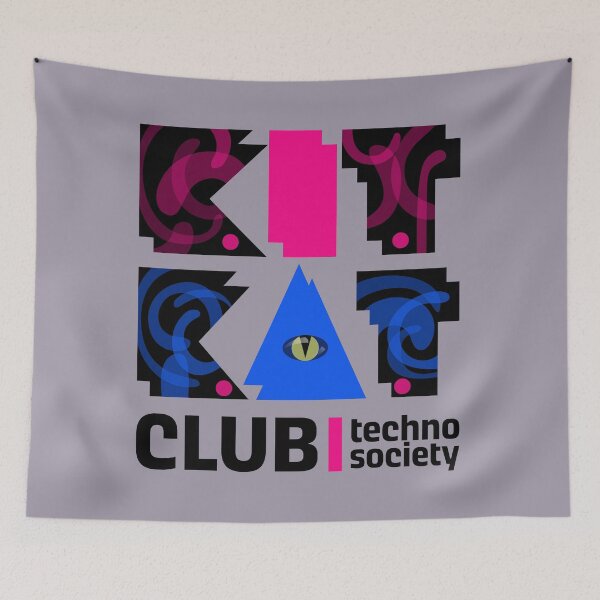 Item preview, Kit Kat Club techno society typography designed and sold by Franco Moody.
