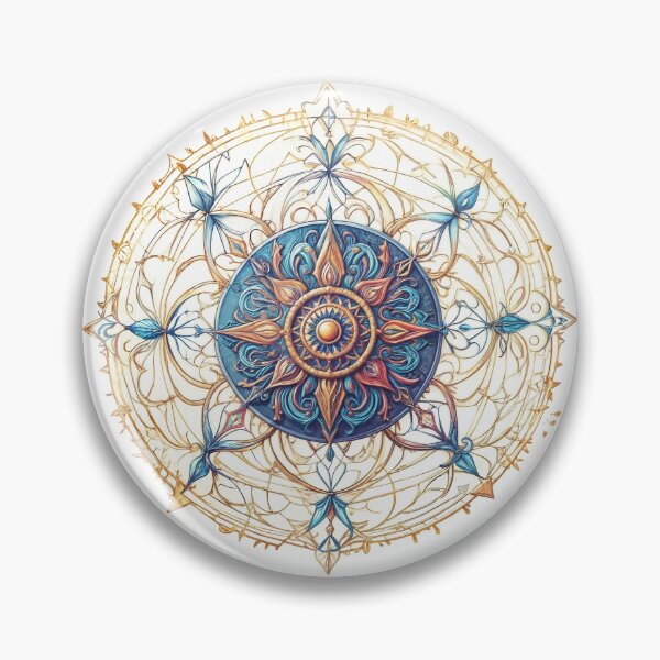 Item preview, Magic Sigil Mandala for Wisdom 4 designed and sold by Sigil-Sanctum.