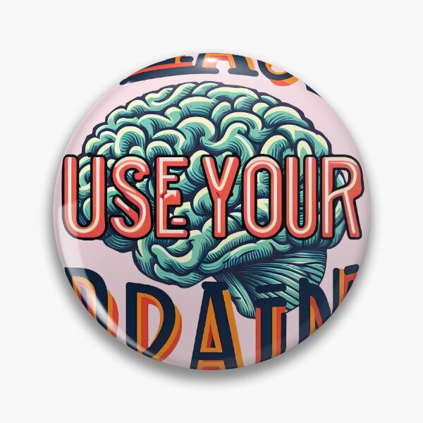 Item preview, Please Use Your Brain, typography designed and sold by maxmaj.