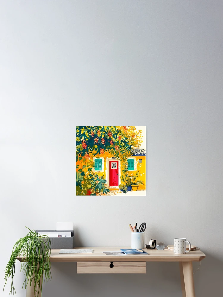 Thumbnail 2 of 3, Poster, The red door designed and sold by Quirkyaesthetics.
