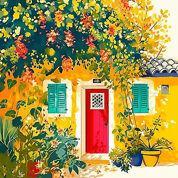 Artwork thumbnail, The red door by Quirkyaesthetics