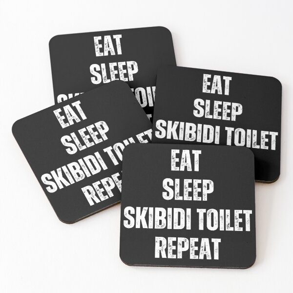 Item preview, Eat Sleep Skibidi Toilet Repeat designed and sold by sydney-syder.