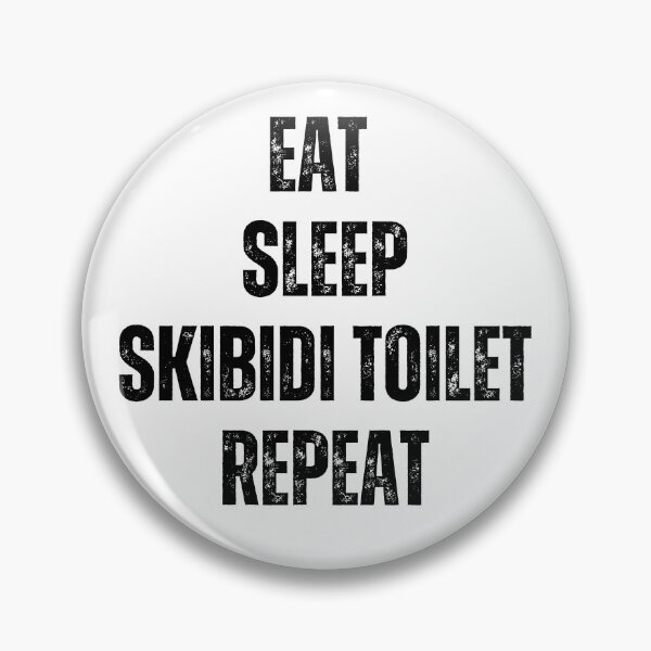 Item preview, Eat Sleep Skibidi Toilet Repeat designed and sold by sydney-syder.