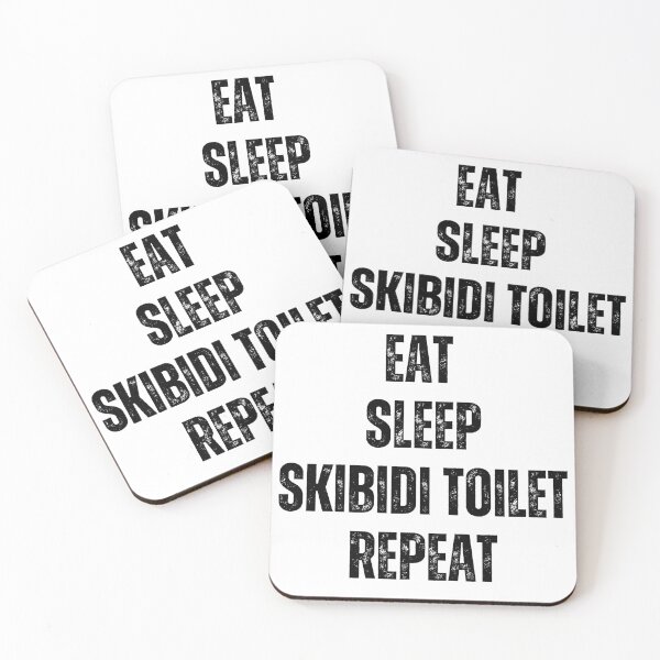 Item preview, Eat Sleep Skibidi Toilet Repeat designed and sold by sydney-syder.