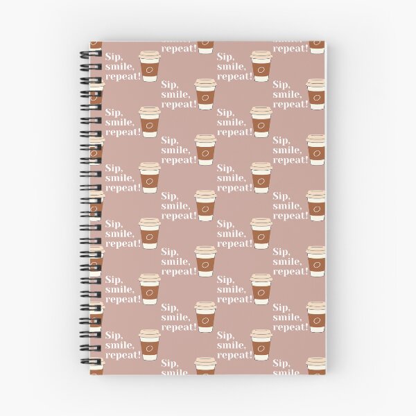 Item preview, Sip, Smile, Repeat: The Ultimate Coffee Lover's Mantra designed and sold by Jasava Shop.