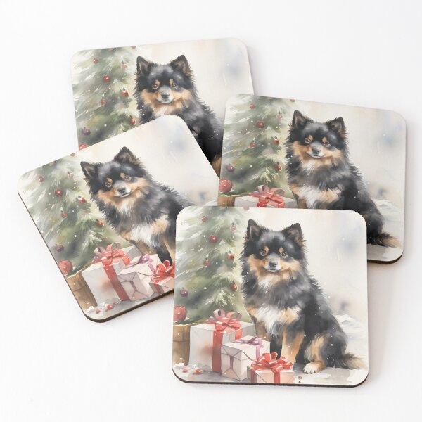 Item preview, Christmas Finnish Lapphund designed and sold by Samuelsboro.