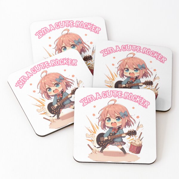 Item preview, i´m a cute rocker, Cute Kawaii Anime Character with Guitar designed and sold by LWOI.