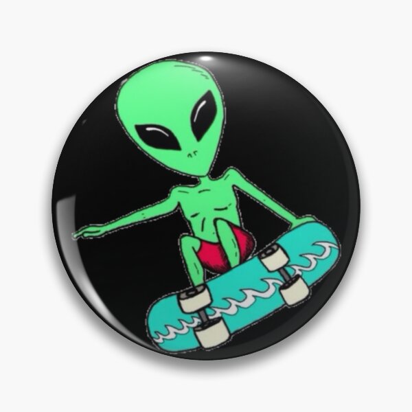 Item preview, Skating alien designed and sold by Mara's designs.