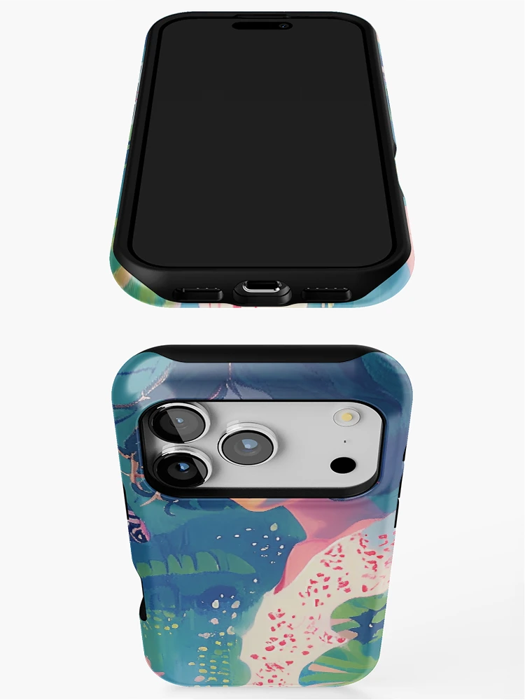 Thumbnail 3 of 4, iPhone Case, Tropical Shade designed and sold by Quirkyaesthetics.