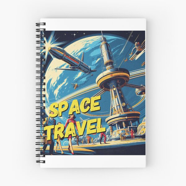 Item preview, Travel to the stars! - Space Travel retro poster version 1 designed and sold by jnxyz.
