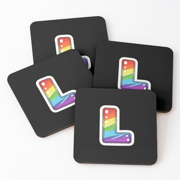 Item preview, Patch letter L rainbow designed and sold by StickersRyous.