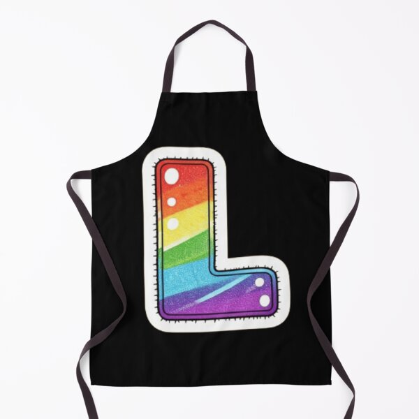 Item preview, Patch letter L rainbow designed and sold by StickersRyous.