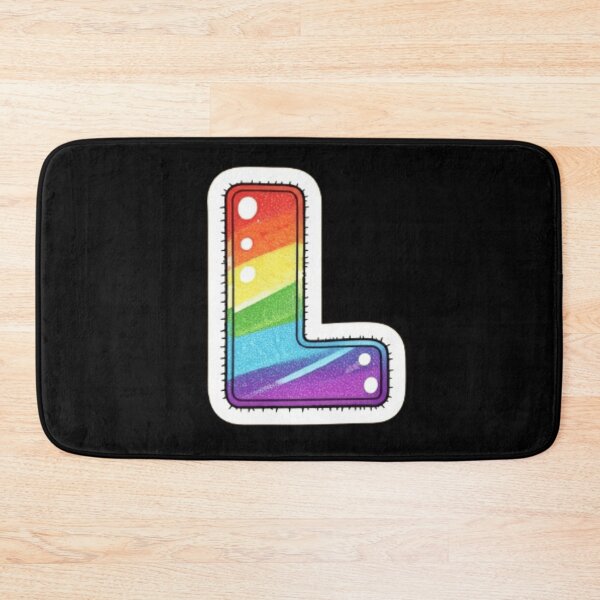 Item preview, Patch letter L rainbow designed and sold by StickersRyous.