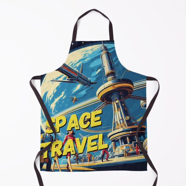 Item preview, Travel to the stars! - Space Travel retro poster version 1 designed and sold by jnxyz.