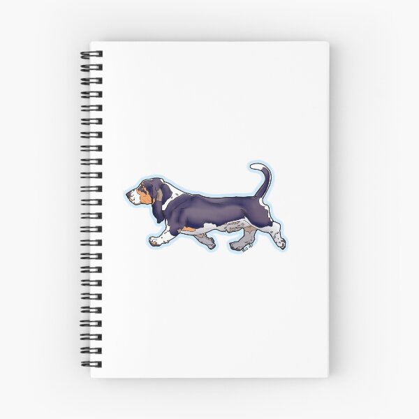 Item preview, Bassett negro y fuego designed and sold by Rhia4rt.