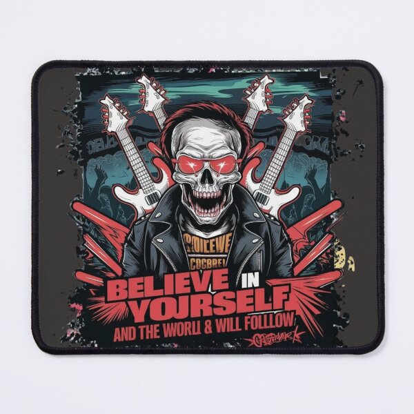 Item preview, Believe in Yourself Rock Poster designed and sold by Thaivi Design.