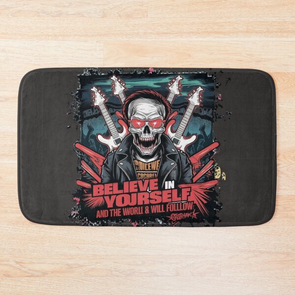 Item preview, Believe in Yourself Rock Poster designed and sold by Thaivi Design.