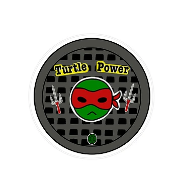 Artwork thumbnail, Turtle Power! - Raph by Wonderdust Creations