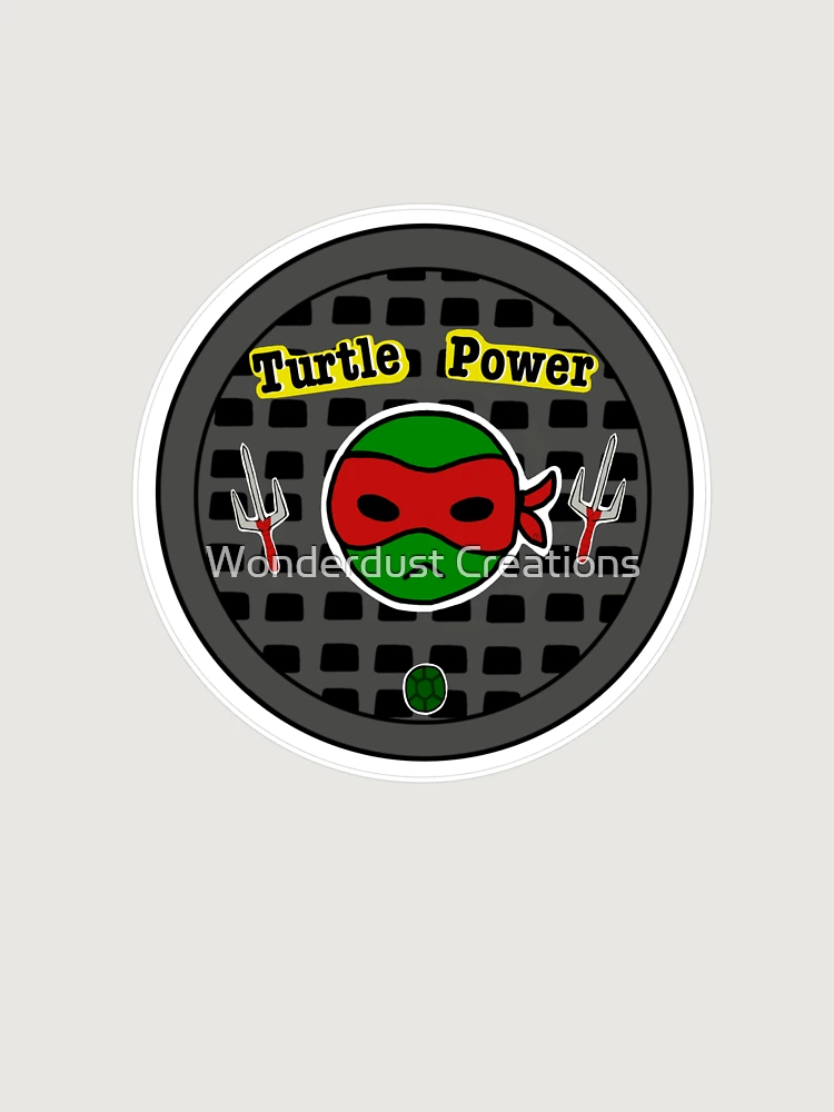 Thumbnail 6 of 6, Premium Oversized Hoodie, Turtle Power! - Raph designed and sold by Wonderdust Creations.