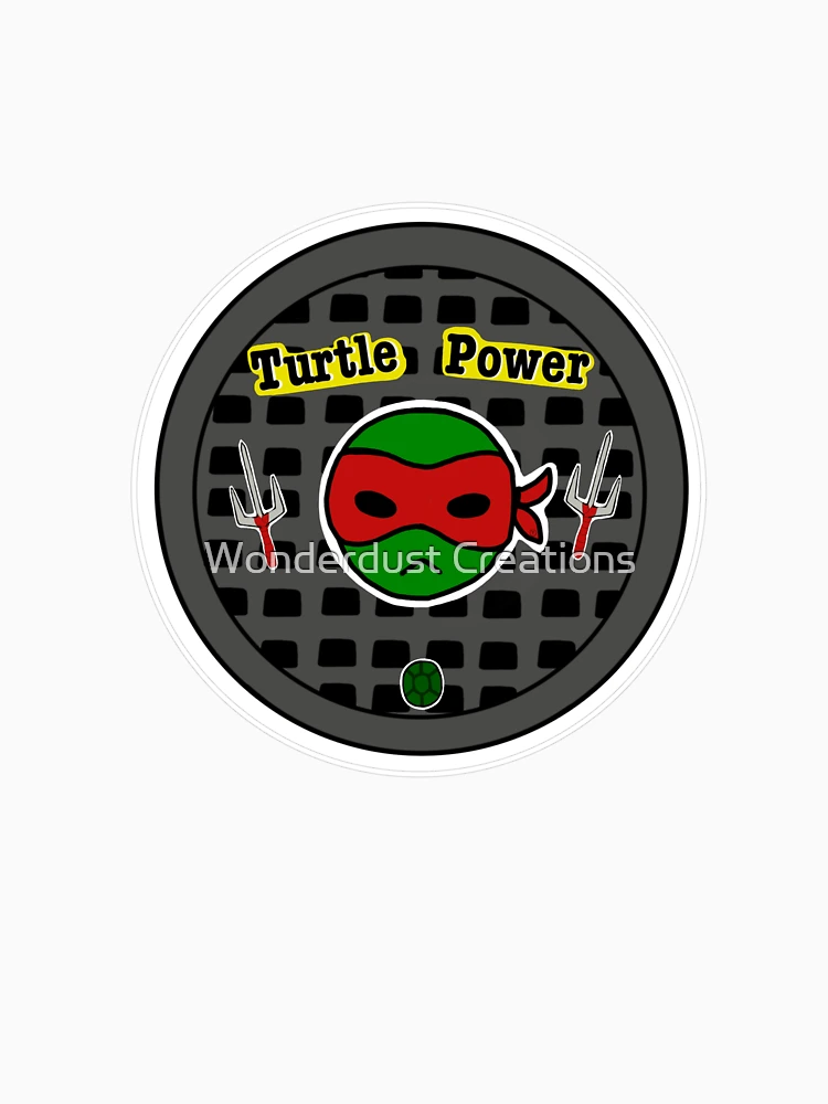 Thumbnail 6 of 6, Pullover Hoodie, Turtle Power! - Raph designed and sold by Wonderdust Creations.