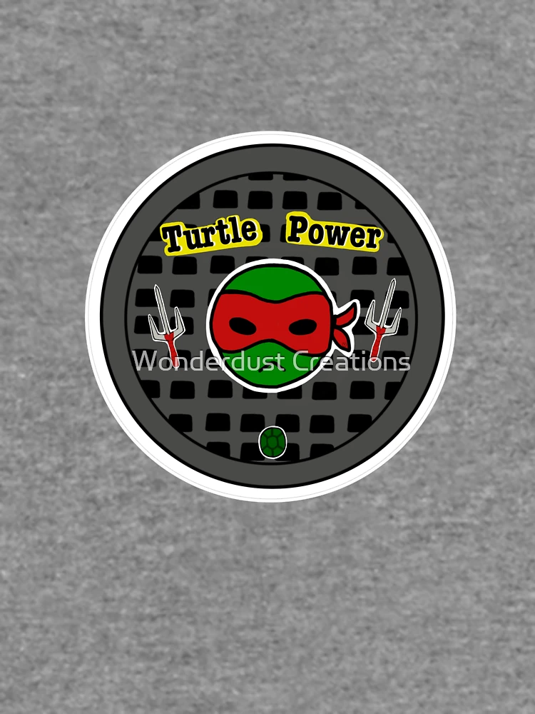 Thumbnail 6 of 6, Lightweight Sweatshirt, Turtle Power! - Raph designed and sold by Wonderdust Creations.